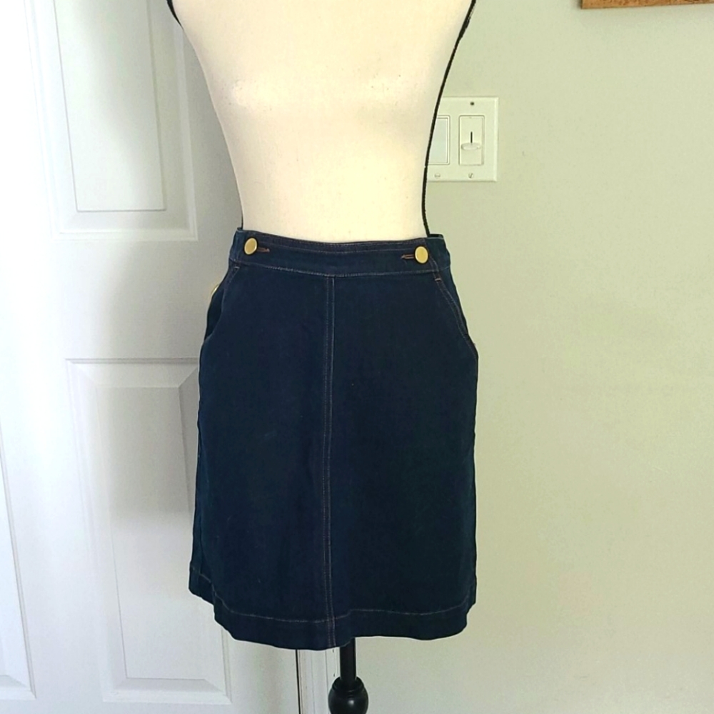 LOFT denim skirt